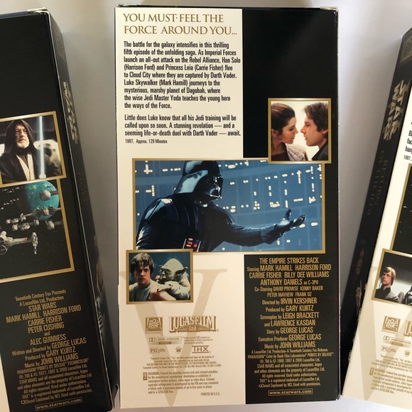 Vintage! Rare! Star Wars Trilogy VHS Box Set, 2000 Lucasfilm LTD - Picture 9 of 15
